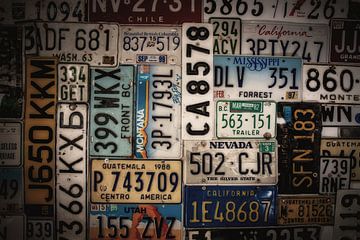 gebruikte nummerplaten van oude auto's van Winne Köhn