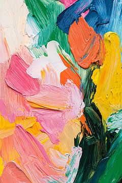 Kleurrijke abstracte verfstructuren van Imperial Art House