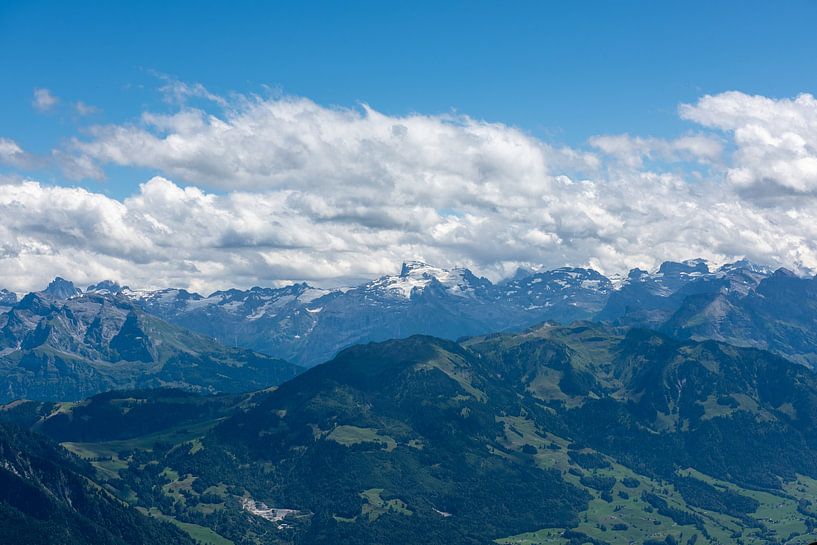 Berglandschap in de Zwitserse Alpen van Norbert Erinkveld