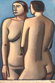 Two Female Nudes, Vilhelm Lundstrøm