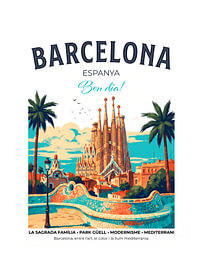 Barcelona – Mediterranean charm, where art meets architecture by Melanie Viola