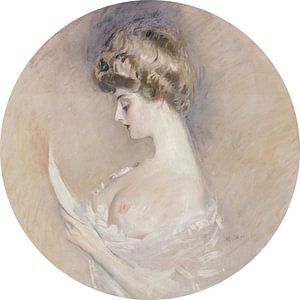 Paul César Helleu - Porträt von Marthe Letellier, geb. Fourton