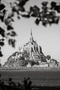 Gezeiteninsel des Mont Saint-Michel in der Noramandie