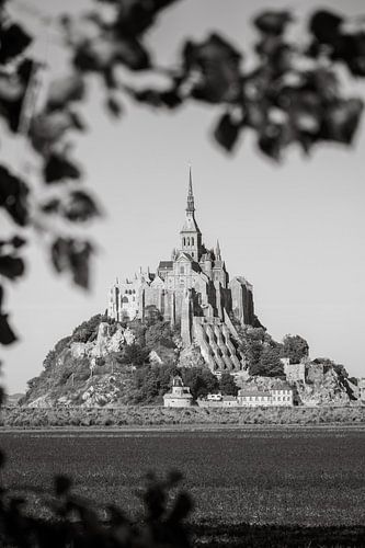 Getijdeneiland  Mont Saint-Michel in Noramandië