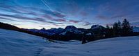 Kleurrijke zonsopgang op de Satteleggpas in de Alpen van Martin Steiner thumbnail