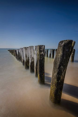 De sfeer van de paalhoofden in Zoutelande.