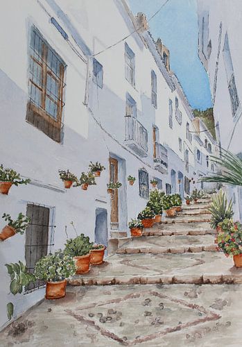 Straatje in Frigiliana