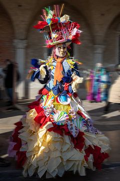 Carnaval op het San Marcoplein in Venetië