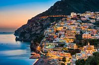 Coucher de soleil à Positano