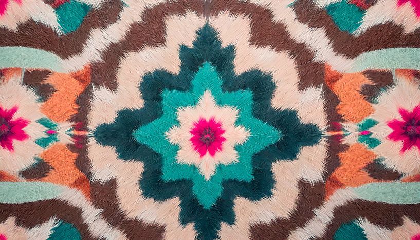 Stoff mit Farben und Muster von Mustafa Kurnaz