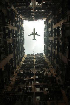 Aeroplane - city photography by Poster Art Shop
