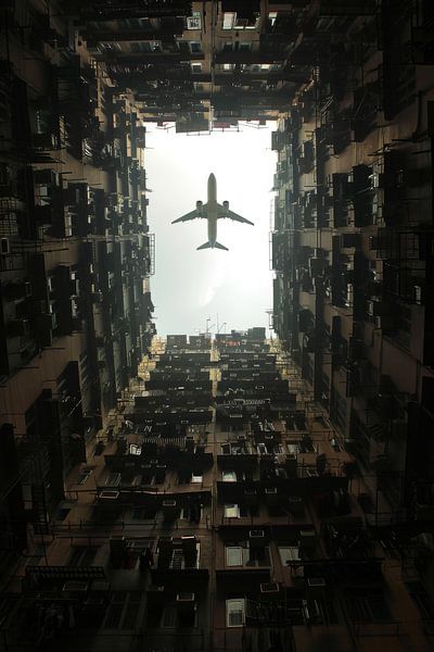 Flugzeug  - Stadtfotografie von Poster Art Shop