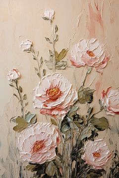 Roses impasto by Imagine