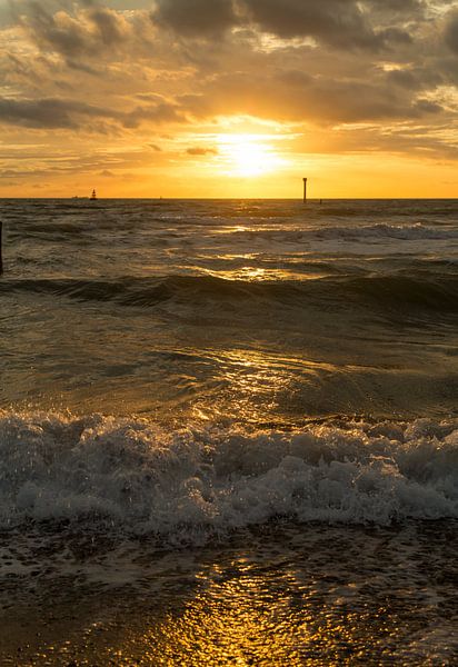 Sunset by the sea by MSP Canvas