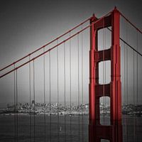 Vue du centre-ville du Golden Gate Bridge