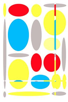 Inspiration Piet Mondrian sur Henk Egbertzen