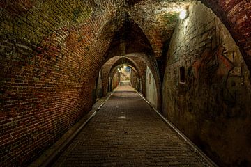 Vlissingen casemates with graffiti