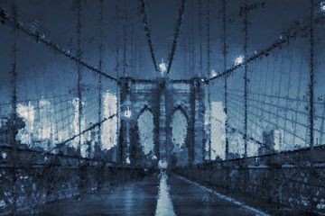 Brooklin Bridge New York by Whale & Sons