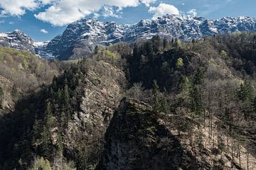 Gebergte in Ticino, Zwitserland