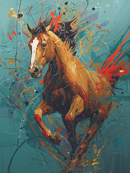 Cerulean Spirit in Motion