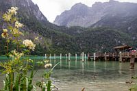 Königssee op een regenachtige zomerdag