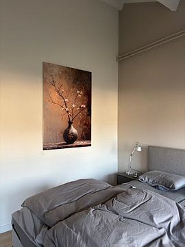 Klantfoto: Bruin | Japandi Bloem | Bruin