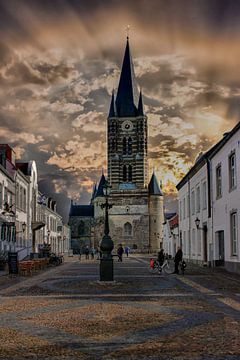 Sunset, Thorn,The Netherlands van Maarten Kost