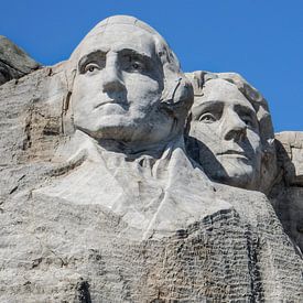 Close up Mount Rushmore South Dakota van Dimitri Verkuijl