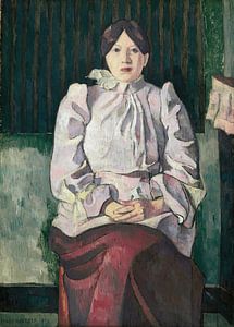 Emile Bernard - Porträt von Marie Lemasson (1892)