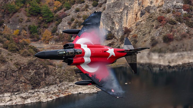 McDonnell Douglas F-4 Phantom II of the Turkish Air Force. by Jaap van den Berg
