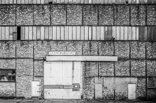 Entrée de la mine de charbon de Central Warehouse Heusden-Zolder