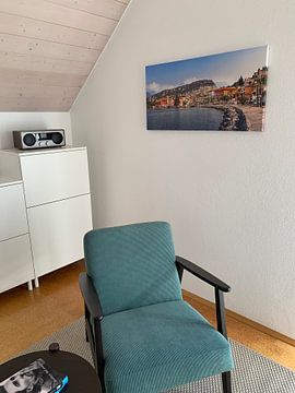Klantfoto: Promenade van Torbole aan het Gardameer van Voss fotografie