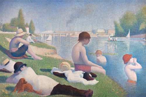 Baders bij Asnières, Georges Seurat