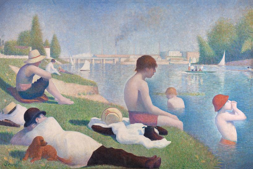 Baders près d'Asnières, Georges Seurat par Des maîtres magistraux