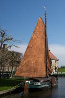 Boot in het Zuiderzeemuseum te Enkhuizen
