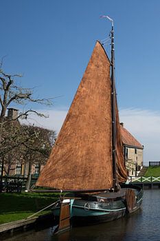 Boot in het Zuiderzeemuseum te Enkhuizen
