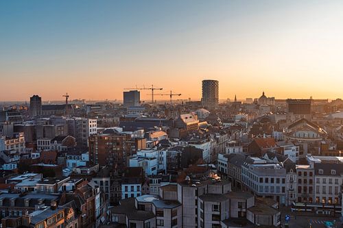 Die Skyline von Antwerpen bei Sonnenaufgang | Stadtfotografie von Daan Duvillier | Dsquared Photography