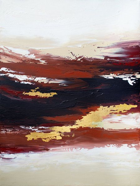 Verbrande zonsondergang van Alyson Storms