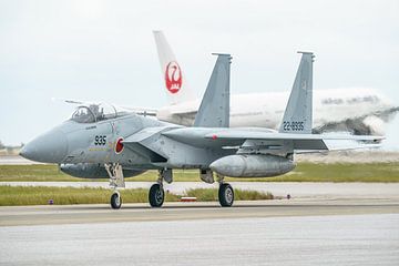 Japanse McDonnell Douglas F-15J Eagle.