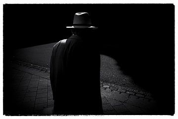 Hamburg Hat Film Noir style van Peter Nijsen