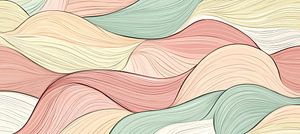 Pastell Harmonie | Harmonisch geschwungene Pastellkunst