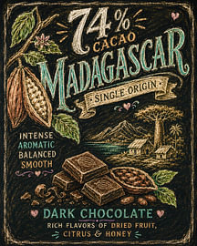 Madagascar Cacao – Dark Chocolate by Green Nest