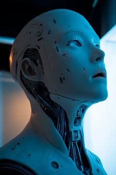 Baanbrekende robot van Poster Art Shop
