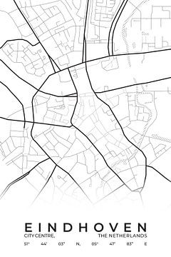 Plan de la ville d'Eindhoven sur Walljar