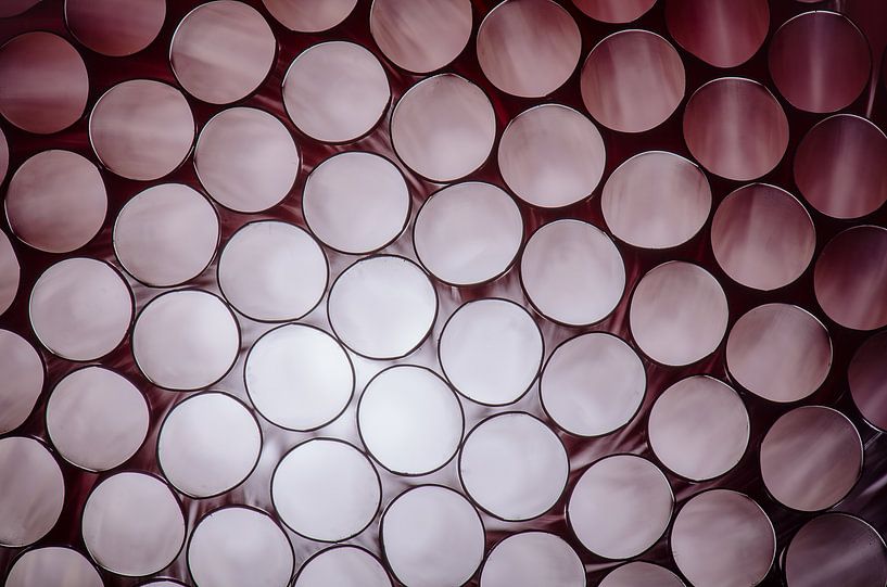 Cylinder structure with colour gradient by Alexander Baumann