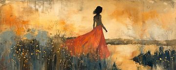 Rustic Flame Dance van Kunst Kriebels