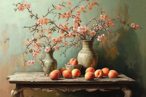 Still Life with Peach Blossoms ii