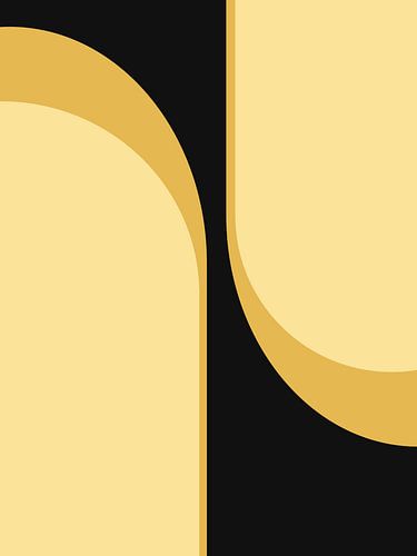 Paix - Abstraction en jaune