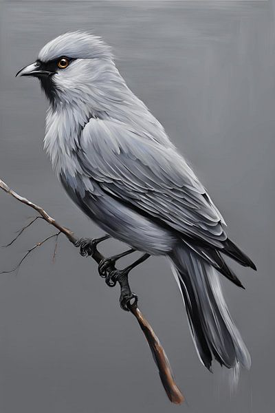 The Observant Bird Painting by ComfortQ
