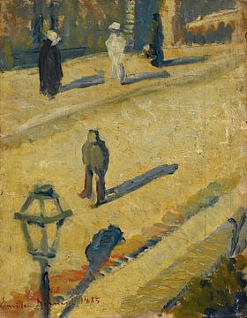 Emile Bernard - Street Scene (1885) by Peter Balan